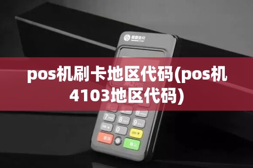 pos机刷卡地区代码(pos机4103地区代码)