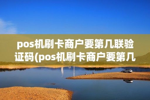 pos机刷卡商户要第几联验证码(pos机刷卡商户要第几联)
