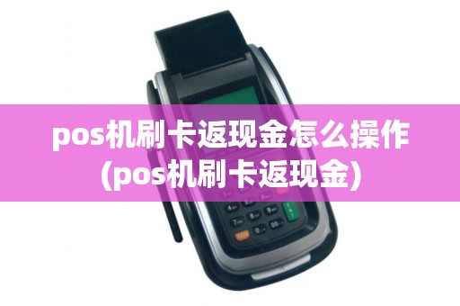 pos机刷卡返现金怎么操作(pos机刷卡返现金)