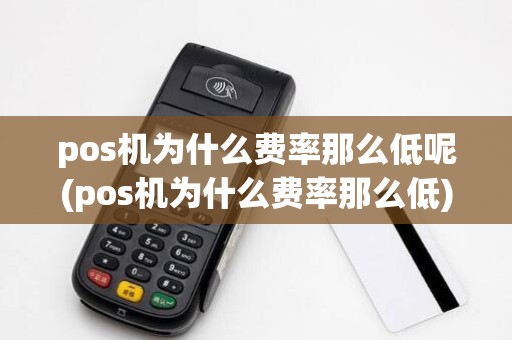 pos机为什么费率那么低呢(pos机为什么费率那么低)