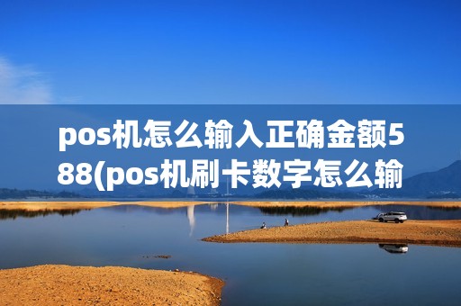 pos机怎么输入正确金额588(pos机刷卡数字怎么输合适) pos机怎么输入正确金额588(pos机刷卡数字怎么输合适)