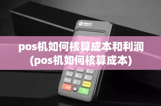 pos机如何核算成本和利润(pos机如何核算成本) pos机如何核算成本和利润(pos机如何核算成本)