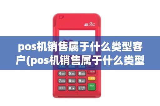 pos机销售属于什么类型客户(pos机销售属于什么类型)