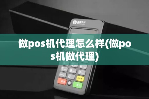 做pos机代理怎么样(做pos机做代理) 做pos机代理怎么样(做pos机做代理)