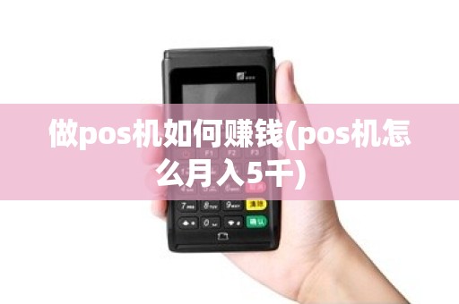 做pos机如何赚钱(pos机怎么月入5千)