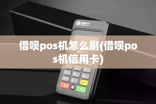 借呗pos机怎么刷(借呗pos机信用卡) 借呗pos机怎么刷(借呗pos机信用卡)