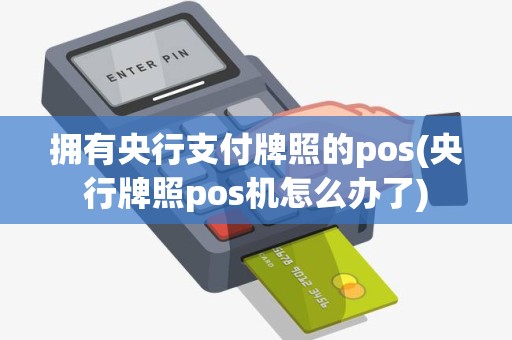 拥有央行支付牌照的pos(央行牌照pos机怎么办了)