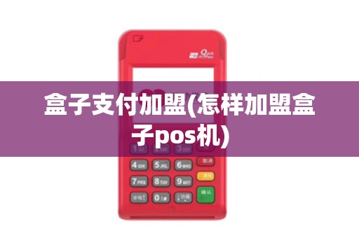 盒子支付加盟(怎样加盟盒子pos机) 盒子支付加盟(怎样加盟盒子pos机)