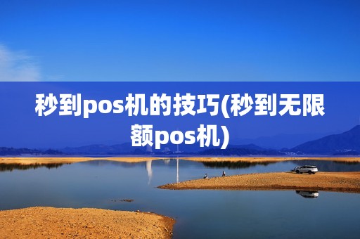 秒到pos机的技巧(秒到无限额pos机) 秒到pos机的技巧(秒到无限额pos机)
