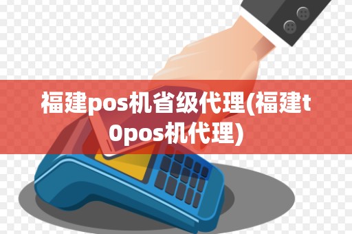 福建pos机省级代理(福建t0pos机代理)