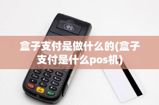 盒子支付是做什么的(盒子支付是什么pos机)