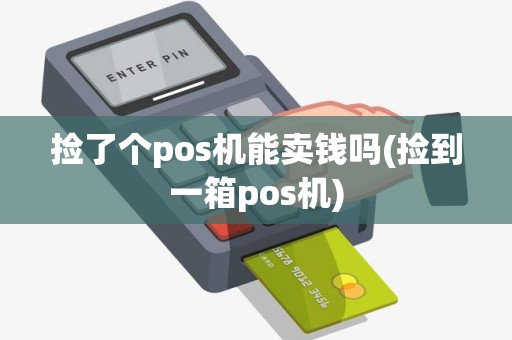 捡了个pos机能卖钱吗(捡到一箱pos机) 捡了个pos机能卖钱吗(捡到一箱pos机)