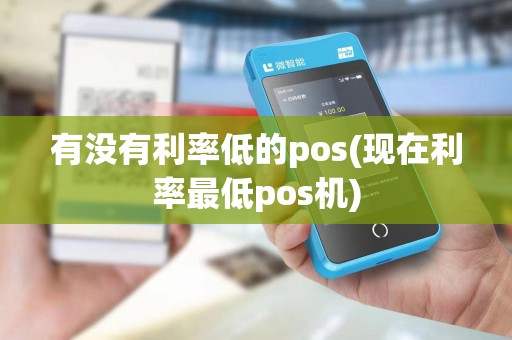 有没有利率低的pos(现在利率最低pos机) 有没有利率低的pos(现在利率最低pos机)