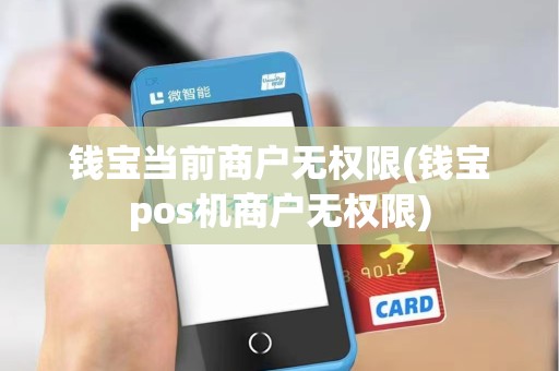 钱宝当前商户无权限(钱宝pos机商户无权限)