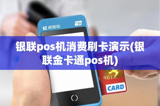 银联pos机消费刷卡演示(银联金卡通pos机)