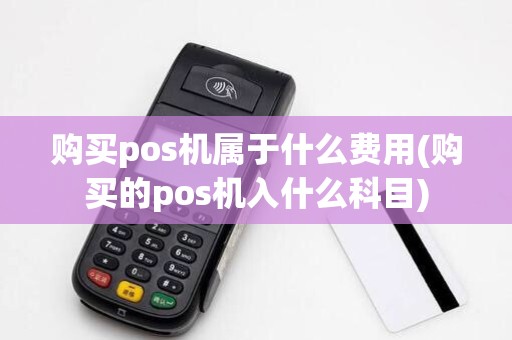 购买pos机属于什么费用(购买的pos机入什么科目) 购买pos机属于什么费用(购买的pos机入什么科目)