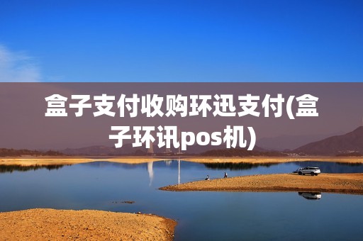盒子支付收购环迅支付(盒子环讯pos机)