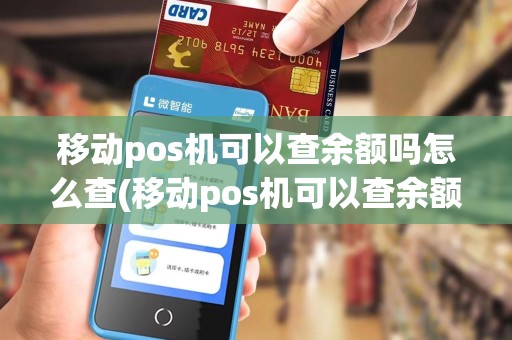 移动pos机可以查余额吗怎么查(移动pos机可以查余额吗)