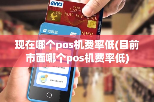 现在哪个pos机费率低(目前市面哪个pos机费率低)
