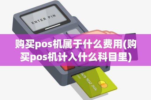 购买pos机属于什么费用(购买pos机计入什么科目里) 购买pos机属于什么费用(购买pos机计入什么科目里)