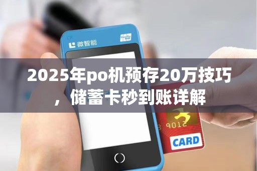 2025年po机预存20万技巧,储蓄卡秒到账详解 2025年po机预存20万技巧,储蓄卡秒到账详解
