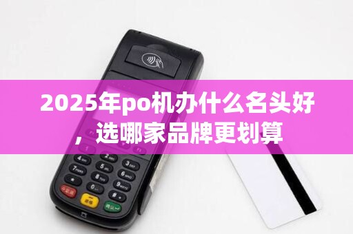 2025年po机办什么名头好，选哪家品牌更划算