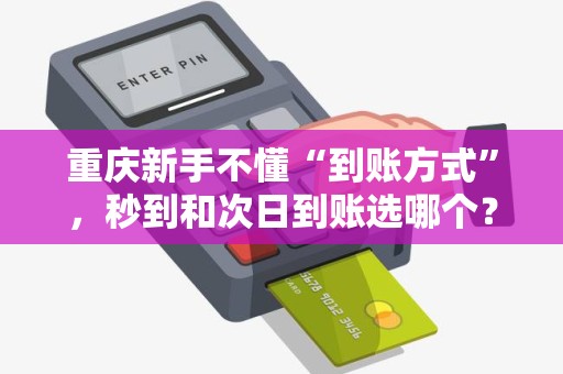 重庆新手不懂“到账方式”，秒到和次日到账选哪个？