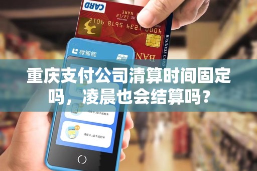 重庆支付公司清算时间固定吗，凌晨也会结算吗？