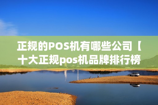 正规的POS机有哪些公司【十大正规pos机品牌排行榜】 正规的POS机有哪些公司【十大正规pos机品牌排行榜】