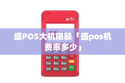 盛POS大机限额「盛pos机费率多少」