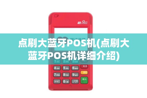 点刷大蓝牙POS机(点刷大蓝牙POS机详细介绍) 点刷大蓝牙POS机(点刷大蓝牙POS机详细介绍)