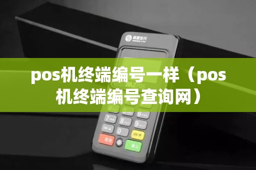pos机终端编号一样(pos机终端编号查询网) pos机终端编号一样(pos机终端编号查询网)