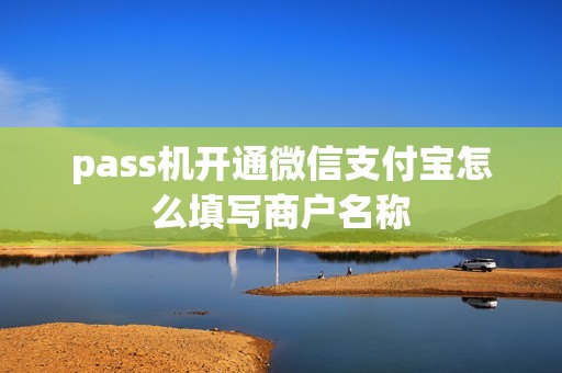 pass机开通微信支付宝怎么填写商户名称 pass机开通微信支付宝怎么填写商户名称