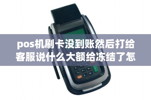 pos机刷卡没到账然后打给客服说什么大额给冻结了怎么办？