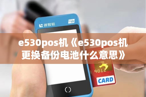 e530pos机《e530pos机更换备份电池什么意思》