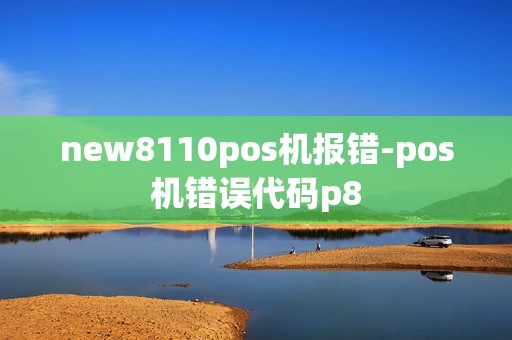 new8110pos机报错-pos机错误代码p8