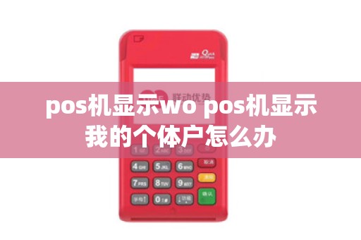 pos机显示wo pos机显示我的个体户怎么办
