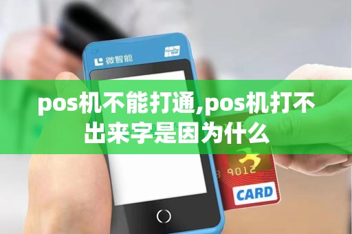 pos机不能打通,pos机打不出来字是因为什么