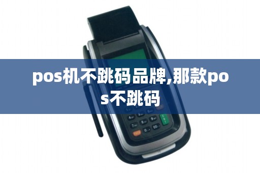 pos机不跳码品牌,那款pos不跳码