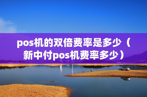 pos机的双倍费率是多少（新中付pos机费率多少）