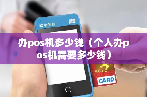 办pos机多少钱（个人办pos机需要多少钱）