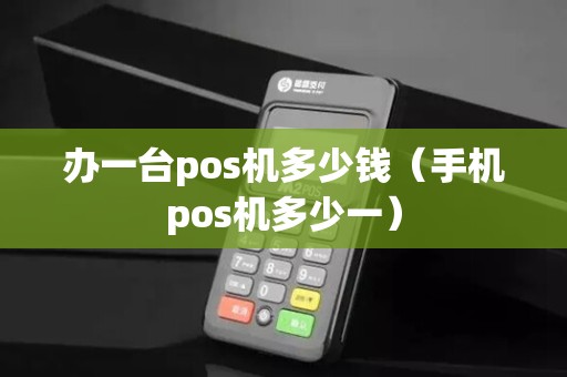 办一台pos机多少钱（手机pos机多少一）
