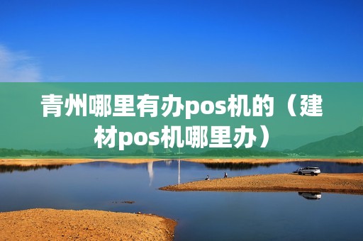 青州哪里有办pos机的（建材pos机哪里办）