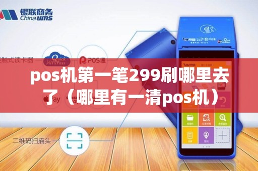 pos机第一笔299刷哪里去了（哪里有一清pos机）