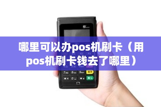 哪里可以办pos机刷卡（用pos机刷卡钱去了哪里）