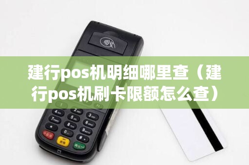 建行pos机明细哪里查（建行pos机刷卡限额怎么查）