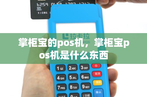 掌柜宝的pos机，掌柜宝pos机是什么东西