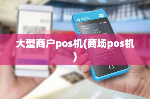 大型商户pos机(商场pos机)