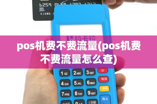 pos机费不费流量(pos机费不费流量怎么查)