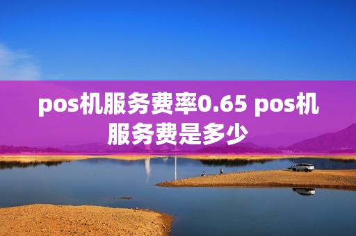 pos机服务费率0.65 pos机服务费是多少